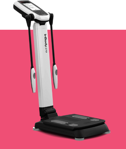 James Clinic vacuum cleaner with pink background
